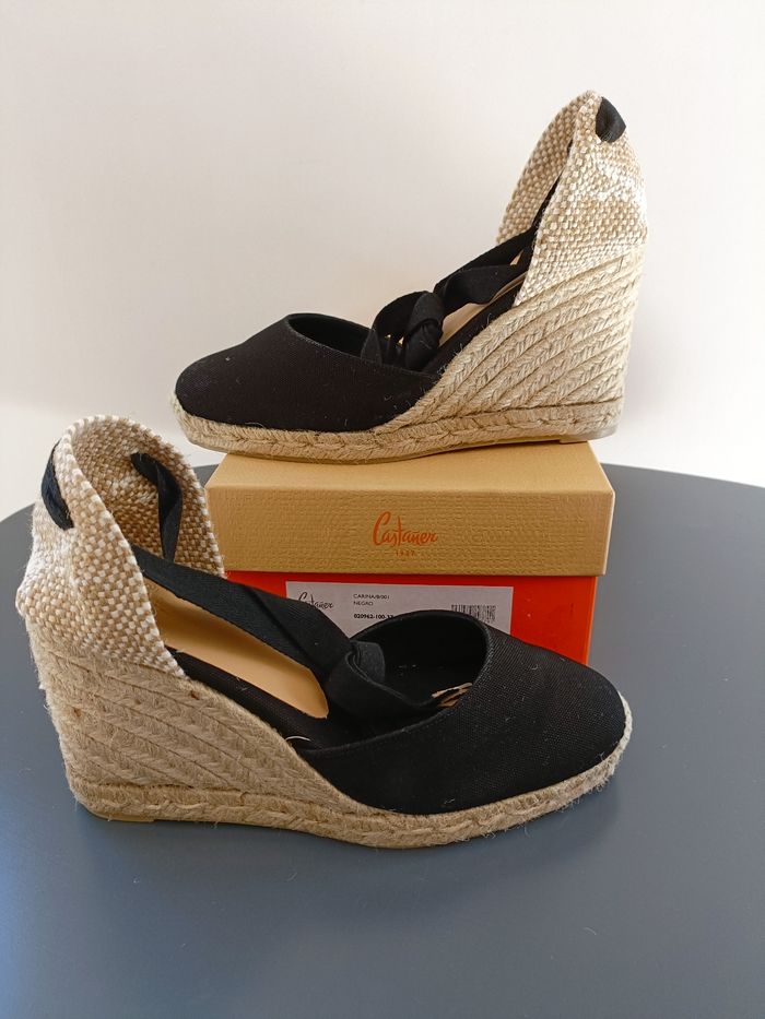 Espadrilles compensées castaner taille 37 - photo numéro 2