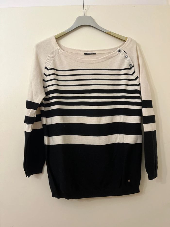 Pull rayé