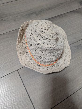 Chapeau de paille petite fille 9-12 mois