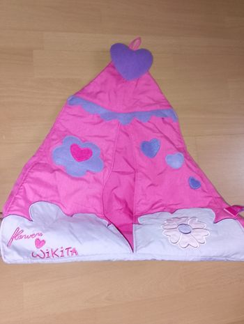 Range couche Wikita rose et violet 