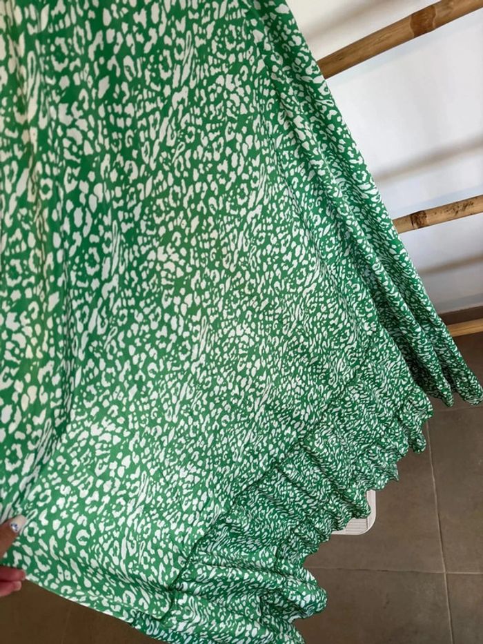 Robe longue verte et blanche GOA taille M - photo numéro 7