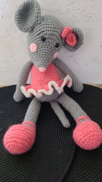 doudou souris crochet