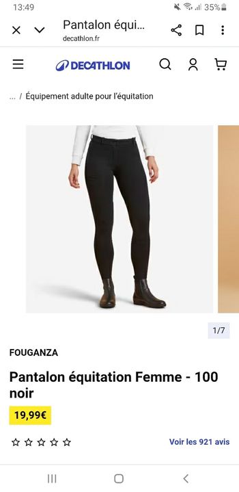 Pantalon cheval