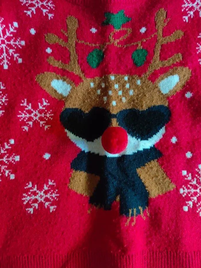 Pull de Noël 5 ans - photo numéro 3