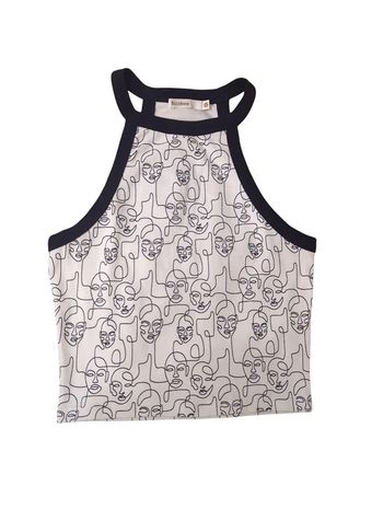 haut et t-shirt Bizzbee blanc taille XS