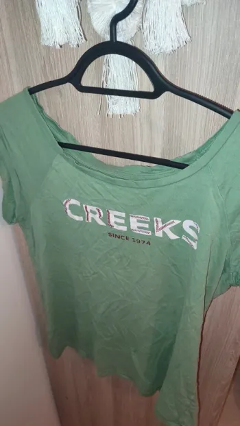 T-shirt vert Creeks taille S