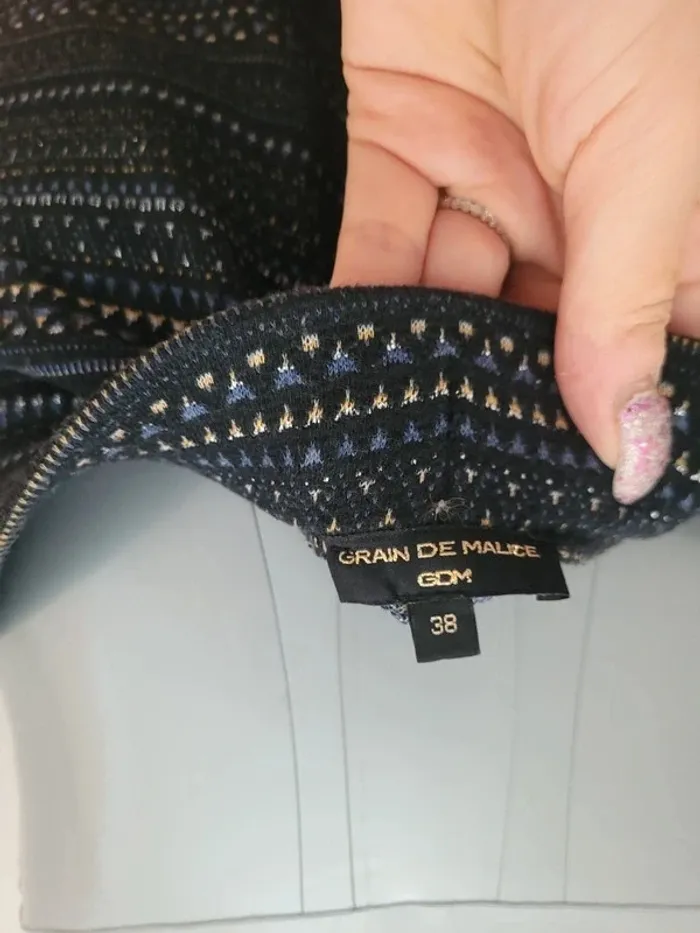 Jupe droite Grain de Malice taille 38 - photo numéro 5