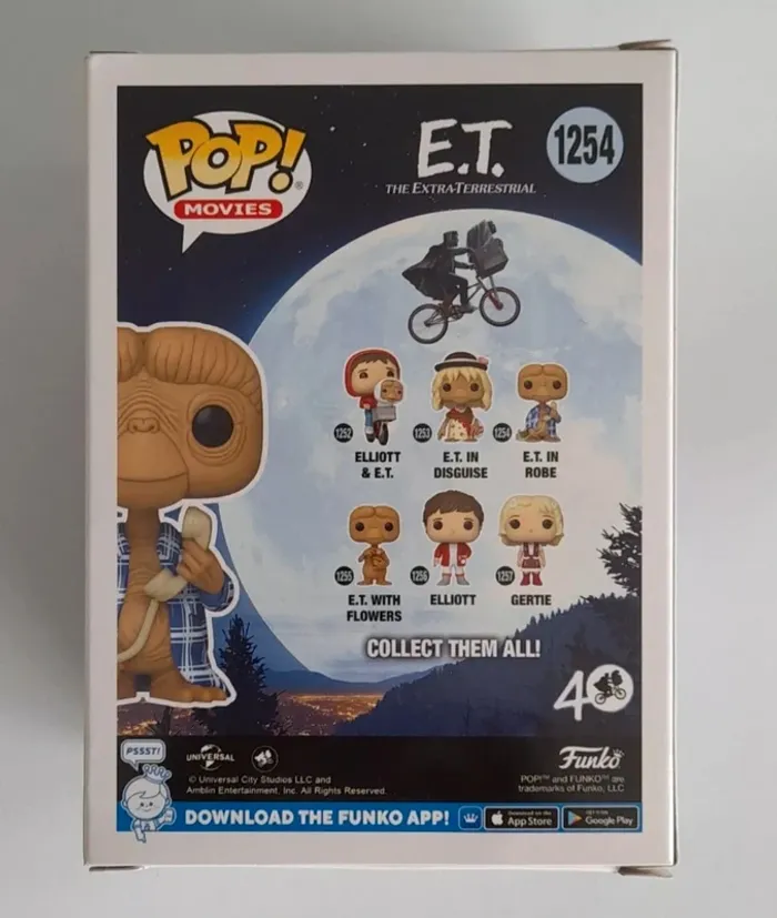 Figurine Funko POP ! Movie E.T. en peignoir N°1254 Extraterrestre Neuf - photo numéro 2