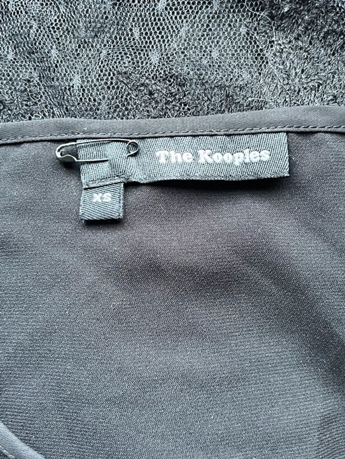 Blouse noire et dentelle The Kooples XS - photo numéro 6