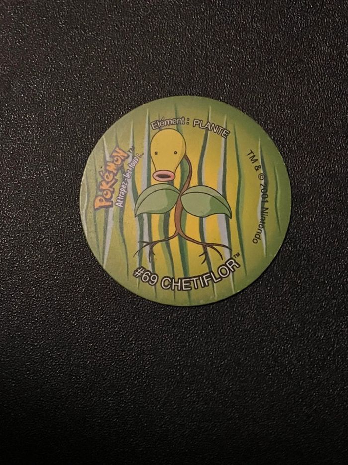 Pog Tazos Pokémon Chetiflor Bellsprout