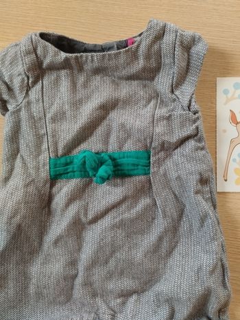 Combinaison short bébé fille