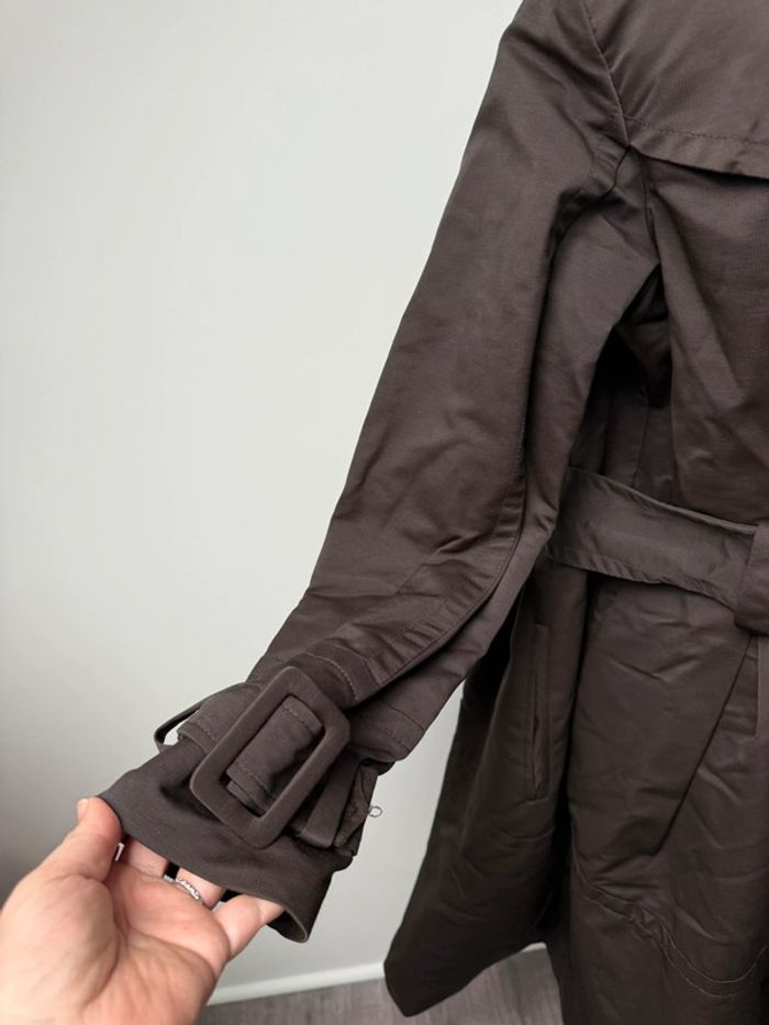 Trench marron imperméable Zara taille XL - photo numéro 4