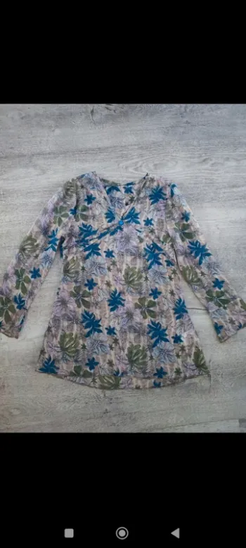 Blouse chemise top fille taille 7/8 ans