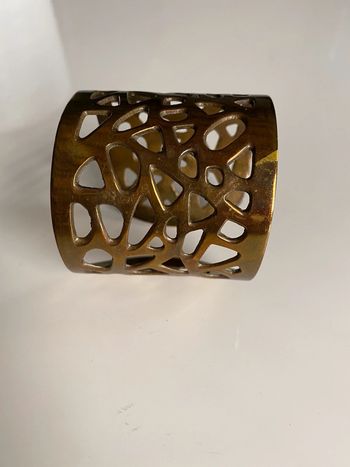 Bracelet fantaisie manchette couleur cuivré