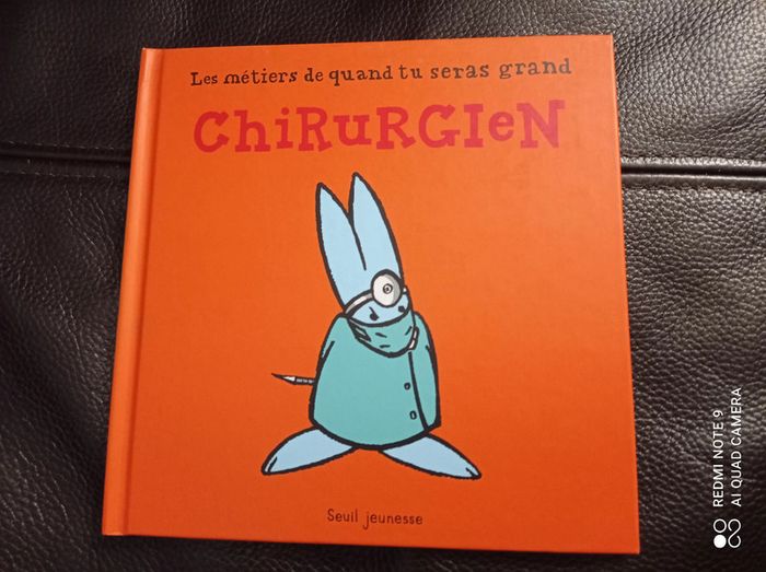 Livre enfant Chirurgien, éditions Seuil Jeunesse