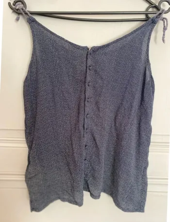 Petit top à pois et boutons Roxy T S