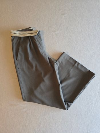 Pantalon à pinces gris anthracite femme Bizzbee