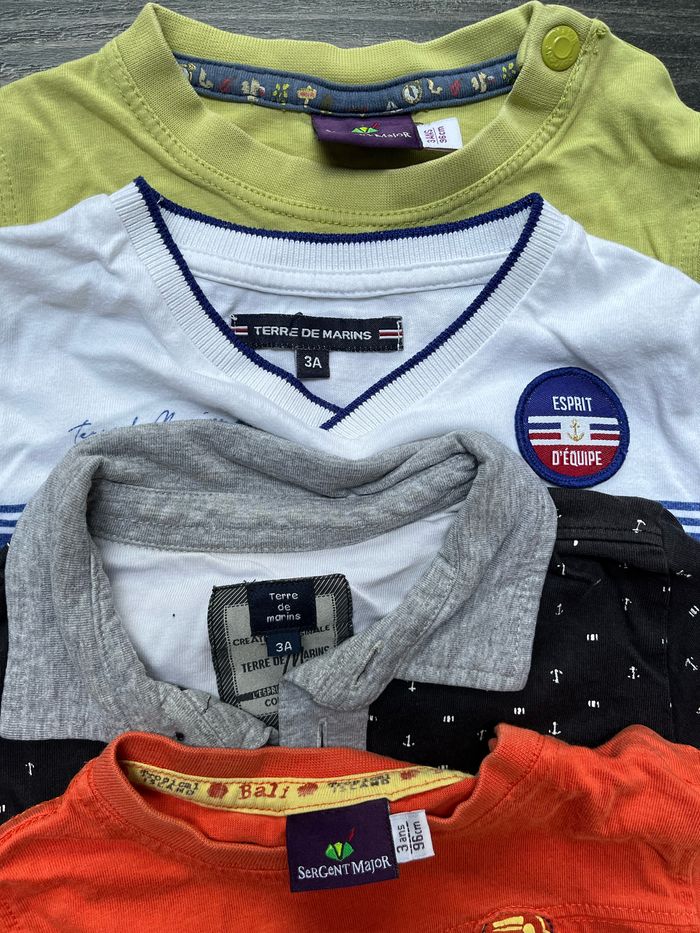 Lot de 4 t-shirts manches courtes 3 ans - photo numéro 2