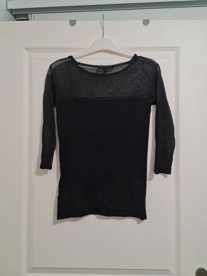 Pull fin noir - photo numéro 3