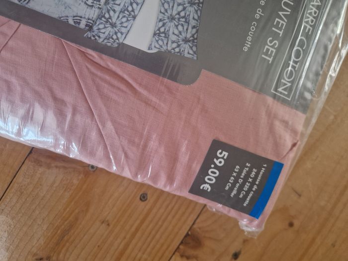 Housse de couette + taie d'oreiller