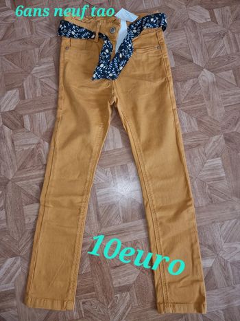 Jean 6ans tape a loeil neuf