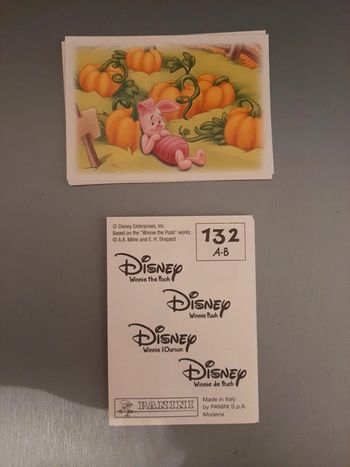 Lot d'images panini winnie l'ourson 2007