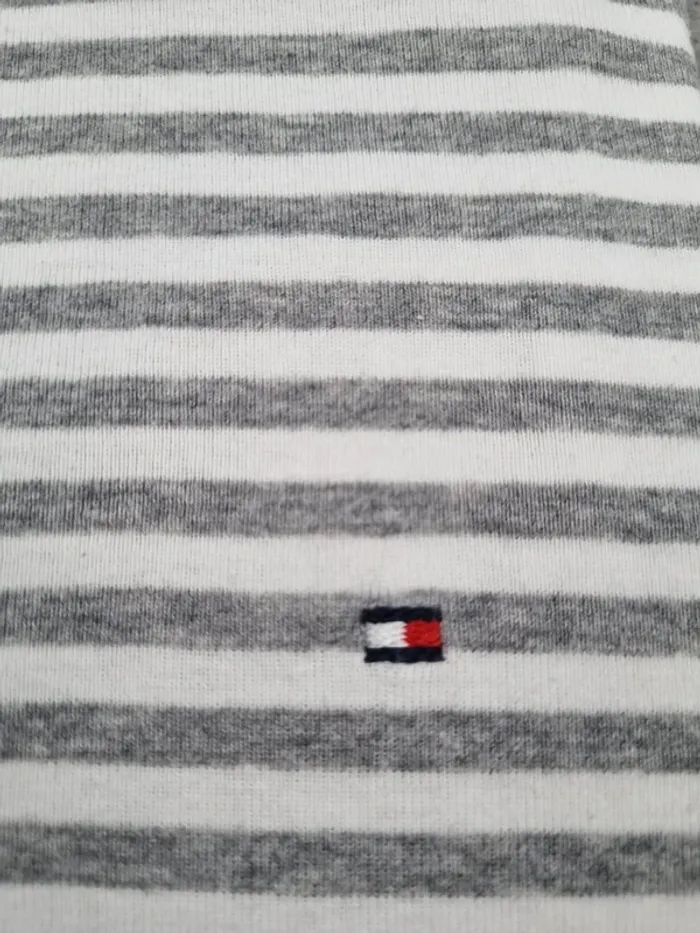 Sweat marinière Tommy Hilfiger – Taille M Femmes (mesures en photos) - photo numéro 5