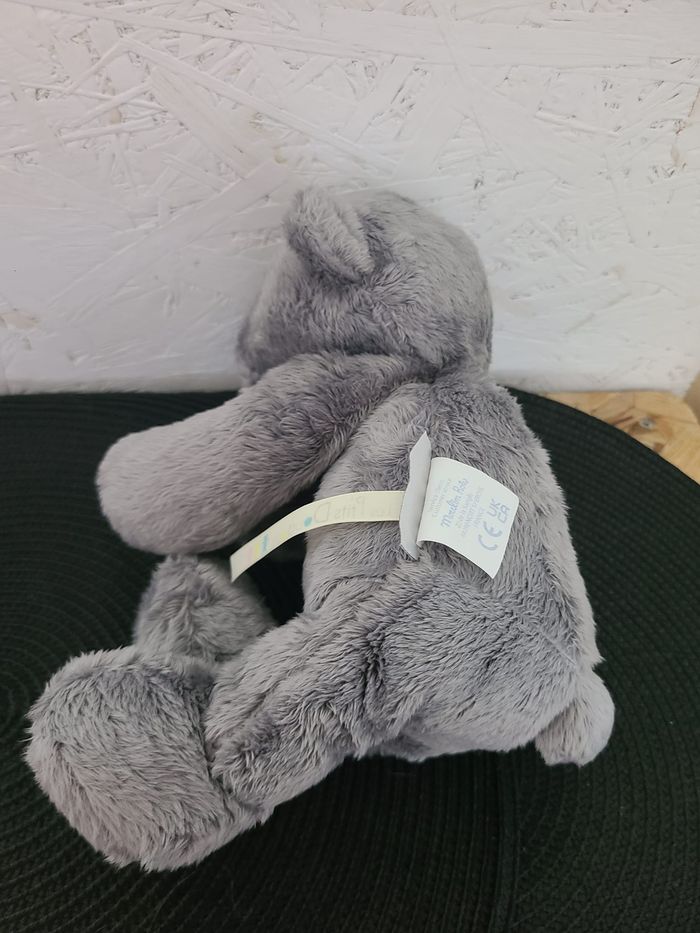 PELUCHE DOUDOU OURS GRIS LES PTITS DOUDOUS MOULIN ROTY - photo numéro 3