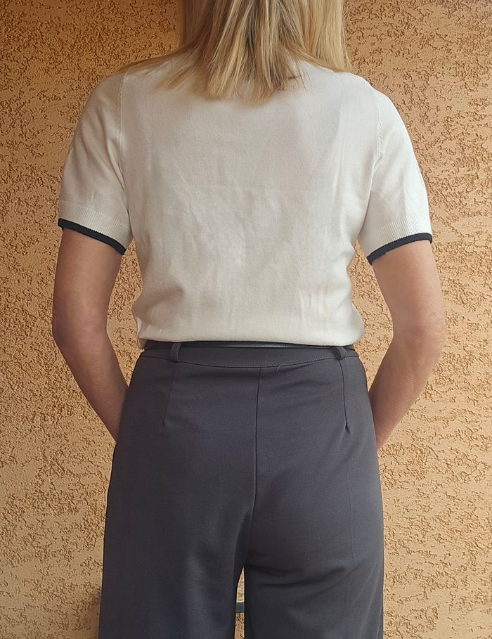 📌 Haut / Pull en Maille Fine manches courtes - photo numéro 2