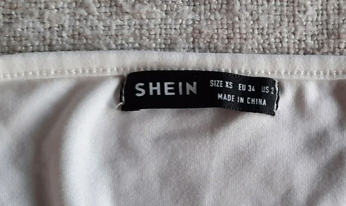 Crop-top crème Shein, XS - photo numéro 3