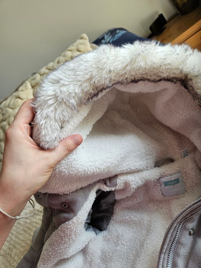 Manteau fourré 18 mois obaibi neuf - photo numéro 9