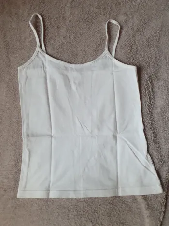 Débardeur blanc FPC taille 10 ans