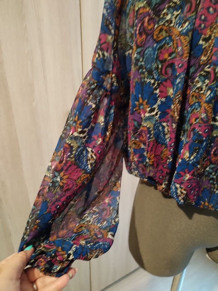 Blouse  ample prmanches 3 /4 taille 40 - photo numéro 3