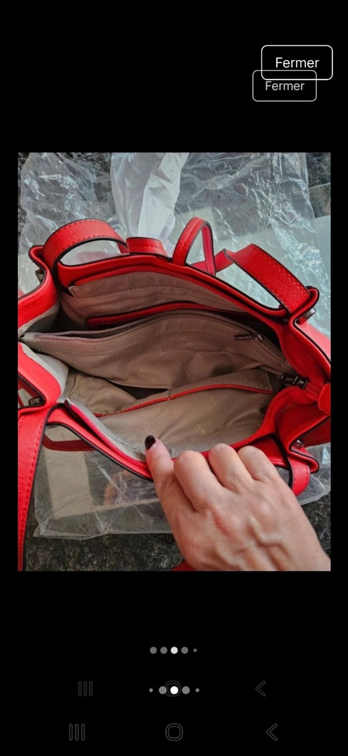 Sac rouge neuf Flora& Co - photo numéro 5