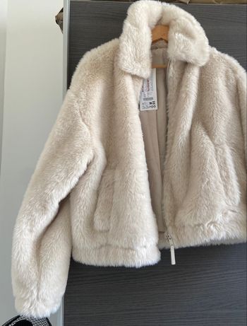 Fausse fourrure beige