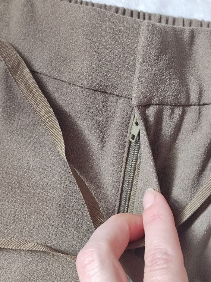 Pantalon droit camel Taille M - photo numéro 3