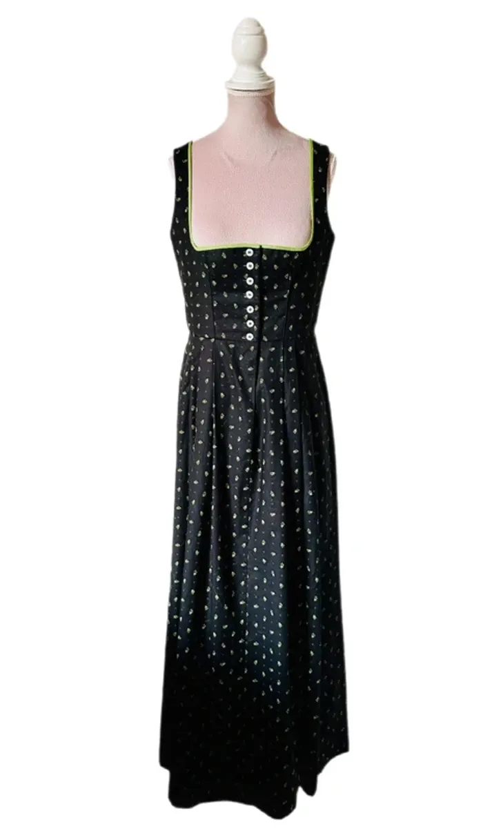 🌿Robe traditionnelle autrichienne Dirndl trachten Wenger S/36 cottagecore Oktoberfest long dress🌿 - photo numéro 9
