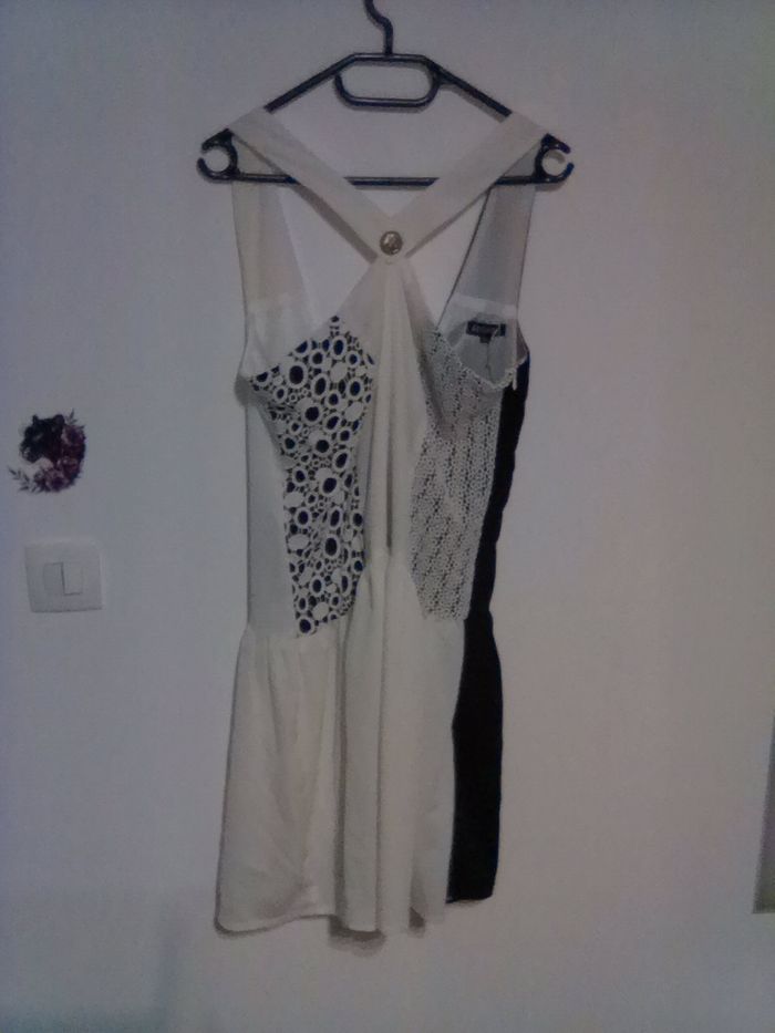 Jolie robe noir et blanche taille 42