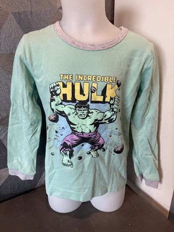 Pull fin Avengers Marvel Hulk 6 ans 