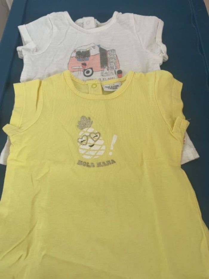 Lot 2 t-shirt tape à l’œil