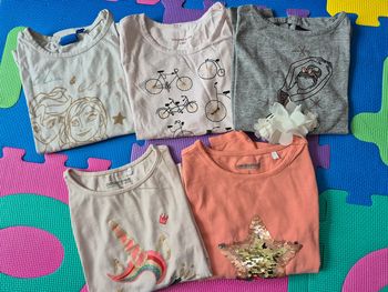 Lot de 5 t-shirts manches longues 5 ans