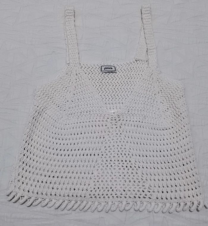 Pimkie haut bretelle Croc top maille Achat occasion Tops