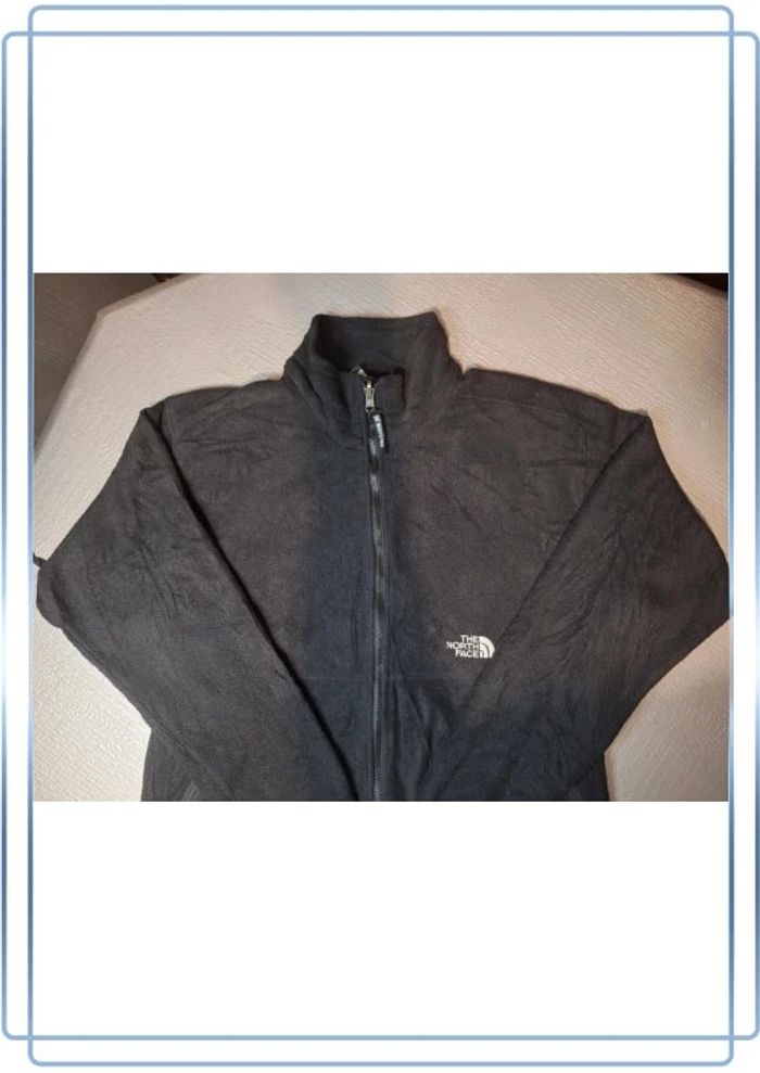 Polaire zippée the north face noir homme - taille M - photo numéro 2