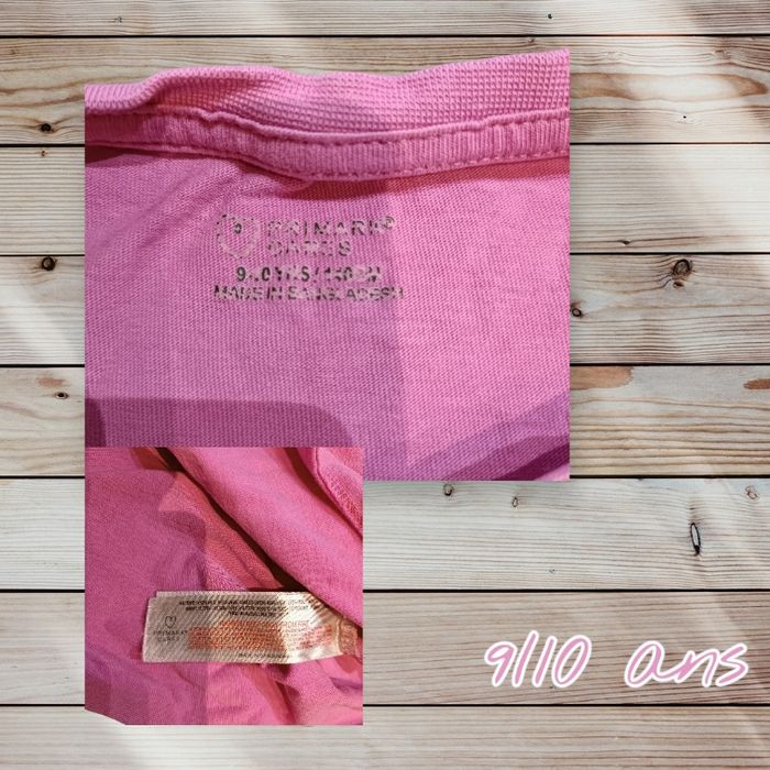 💗 T-shirt rose Primark – 9/10 ans 💗 - photo numéro 3
