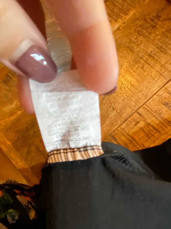 Kimono noir fluide long – Taille unique - photo numéro 4