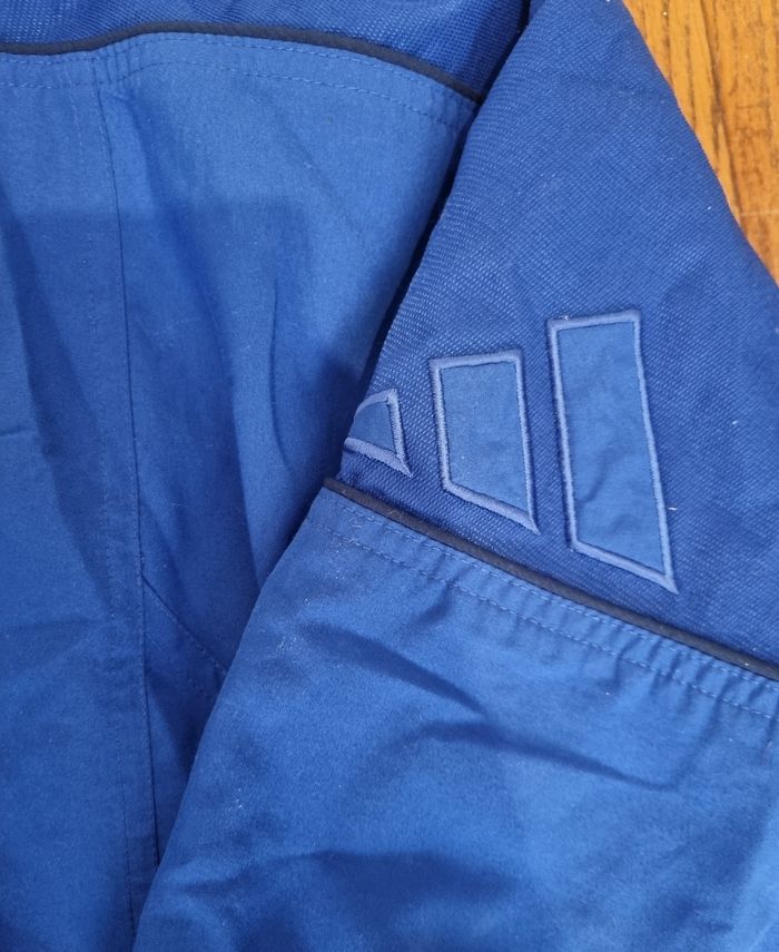 veste enfant adidas bleu taille 12 ans vintage - photo numéro 4