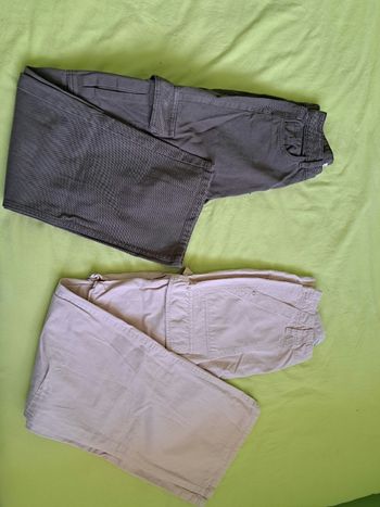 Lot 2 pantalons cargo