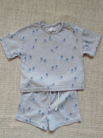 Short + t-shirt 6 mois Cadet Rousselle