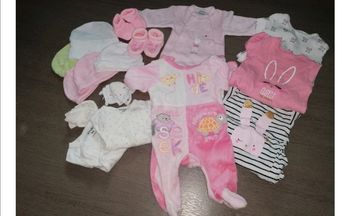 Lot vêtements naissance