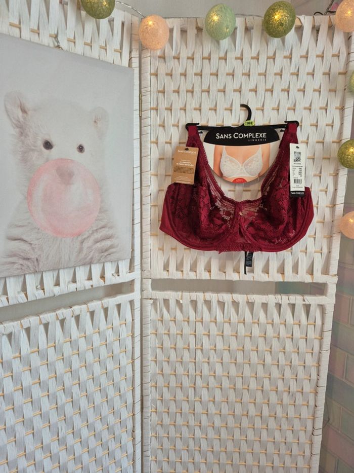 💕joli soutien-gorge emboitant avec armatures femme T100E sans complexe 💕